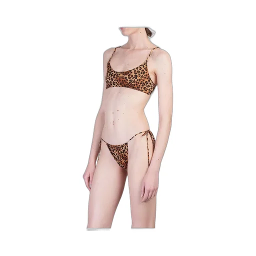 Mc2 Saint Barth Leopard Printed Judy Bralette Beach Top