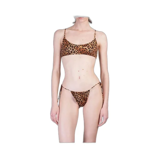 Mc2 Saint Barth Leopard Printed Judy Bralette Beach Top