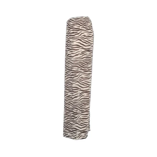 Mc2 Saint Barth Amalia Zebra Lurex Wide-Leg Trousers