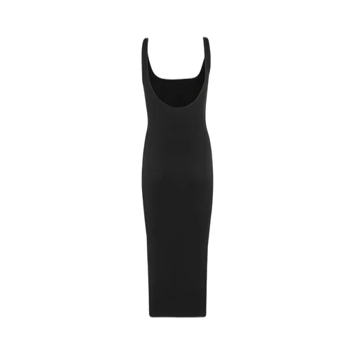 Mc2 Saint Barth Jennifer Logo Embroidered Ribbed Dress