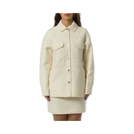 Mc2 Saint Barth Wooly Tweed Sequinned Chantel Jacket