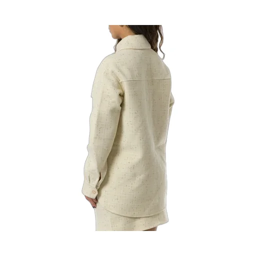 Mc2 Saint Barth Wooly Tweed Sequinned Chantel Jacket