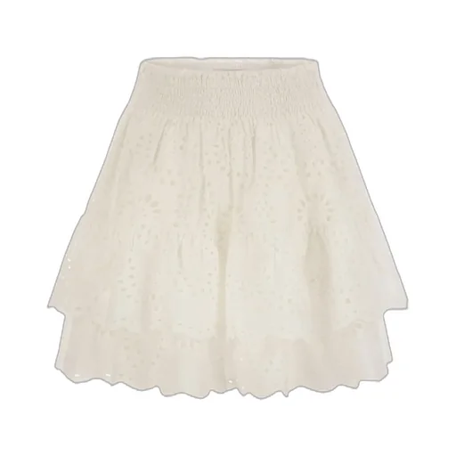 Mc2 Saint Barth Sangallo Lace Eivissa Ruffled Mini Skirt