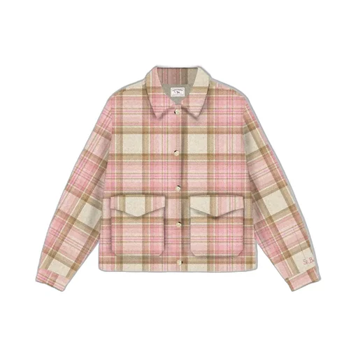 Mc2 Saint Barth Checked Long-Sleeved Jacket