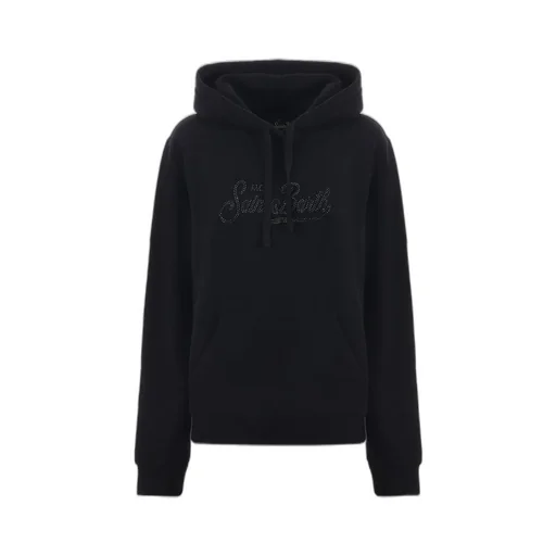 Mc2 Saint Barth Virginia Logo Embellished Drawstring Hoodie