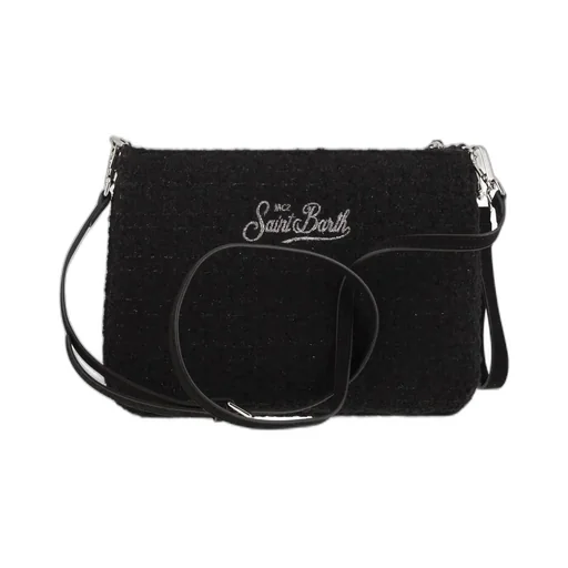 Mc2 Saint Barth Parisienne Zipped Tweed Clutch Bag