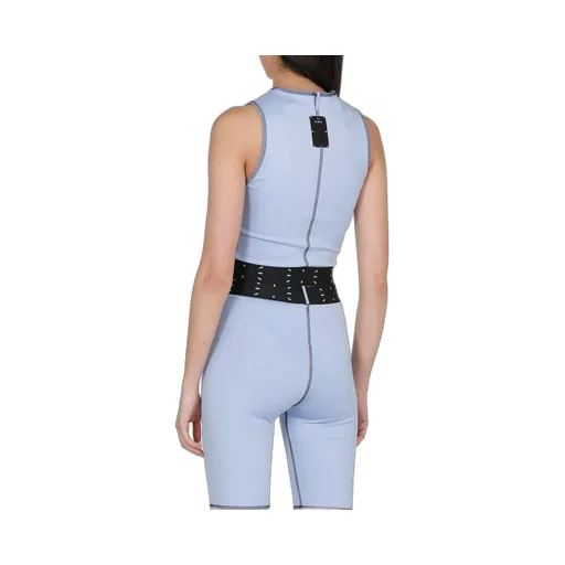 Mcq Alexander Mcqueen Contrast Trim Cropped Top