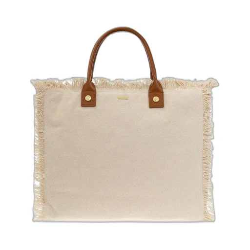 Melissa Odabash Cap Ferrat Frayed Tote Bag