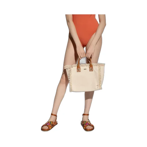 Melissa Odabash Porto Cervo Frayed Tote Bag