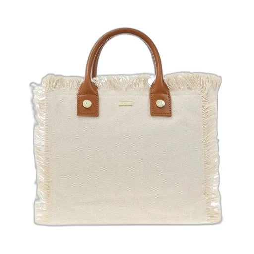 Melissa Odabash Porto Cervo Frayed Tote Bag