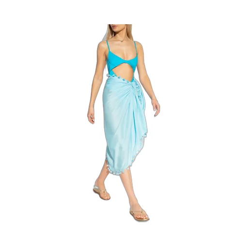Melissa Odabash Fringed Beach Pareo