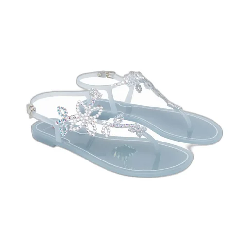 Menghi Embellished Thong Sandals
