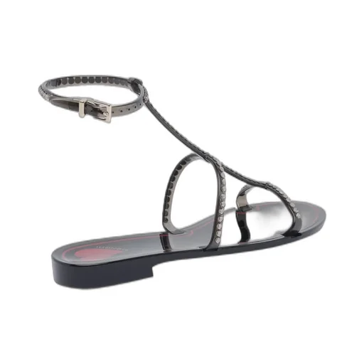 Menghi Studded Ankle Sandals