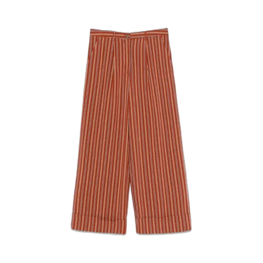 Merci Striped Straight-Leg Trousers