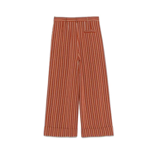 Merci Striped Straight-Leg Trousers
