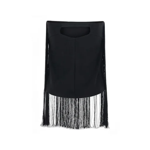 Merci Cut-Out Fringe Top