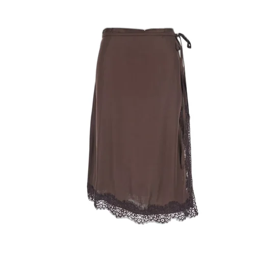 Merci Knot-Detail Lace Skirt