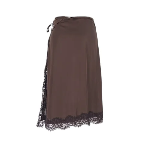 Merci Knot-Detail Lace Skirt