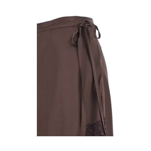 Merci Knot-Detail Lace Skirt