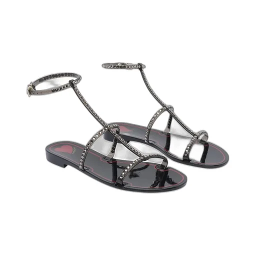 Menghi Studded Ankle Sandals