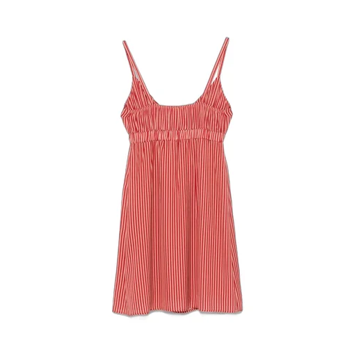Merci Striped V-Neck Dress