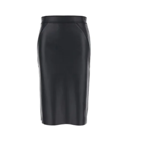 Merci Rear Zip Ecoleather Skirt