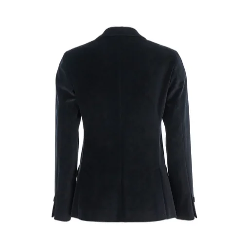 Merci Double-Breasted Velvet Jacket