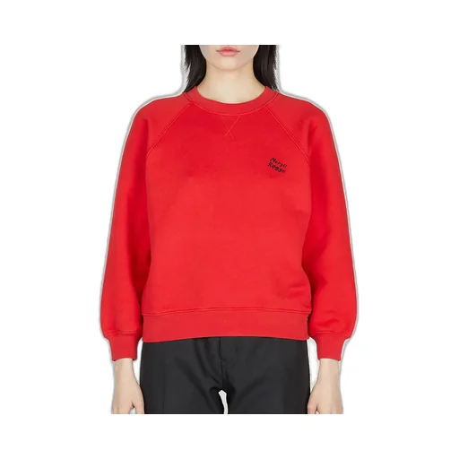 Meryll Rogge Shrunken Logo Printed Sweatshirt