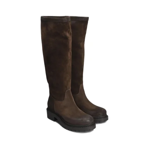 Metisse Knee-High Biker Boots