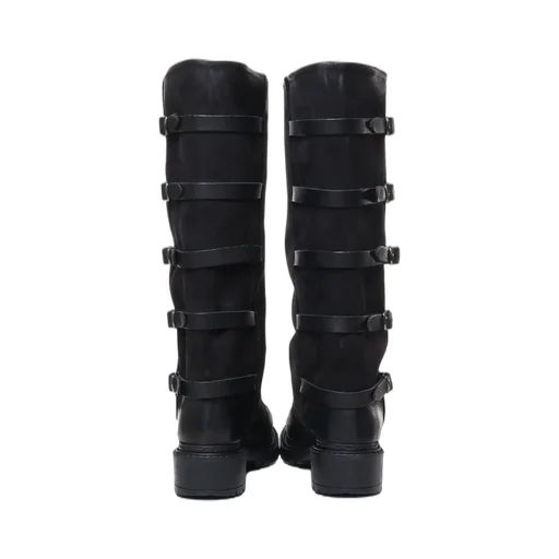 Metisse Buckled Biker Boots