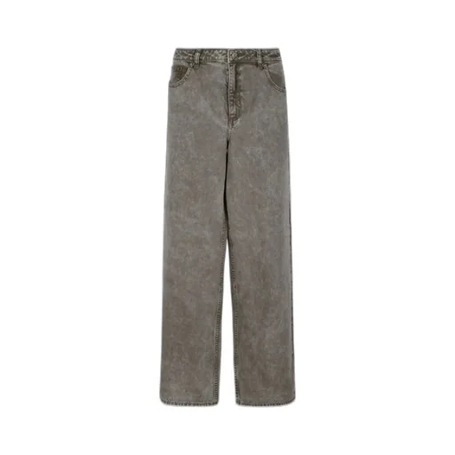 Michael Michael Kors Garment-Dyed Wide Leg Jeans