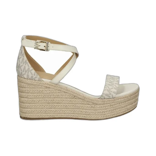 Michael Kors Serena Buckled Wedge Sandals