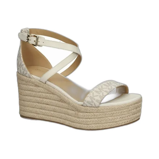 Michael Kors Serena Buckled Wedge Sandals