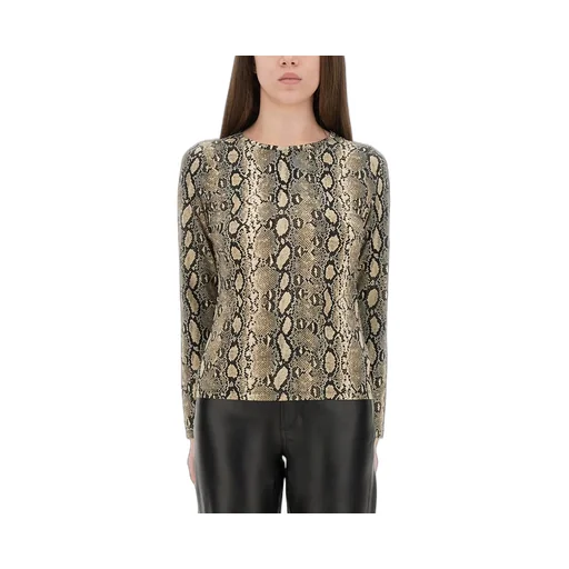 Michael Kors Printed Round Neck T-Shirt
