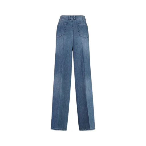 Michael Kors Button Detailed Straight Leg Jeans