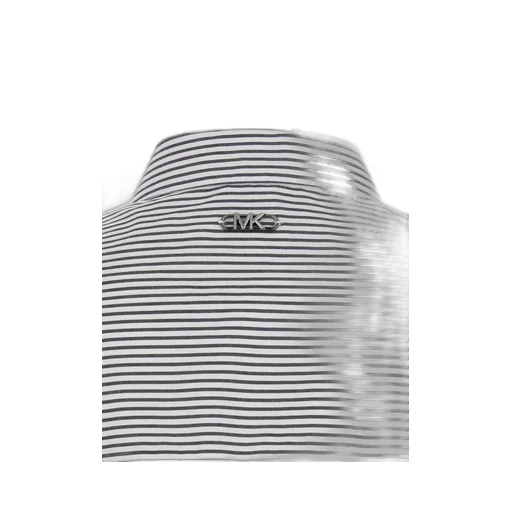 Michael Kors Oversized Striped Stretch Poplin Shirt