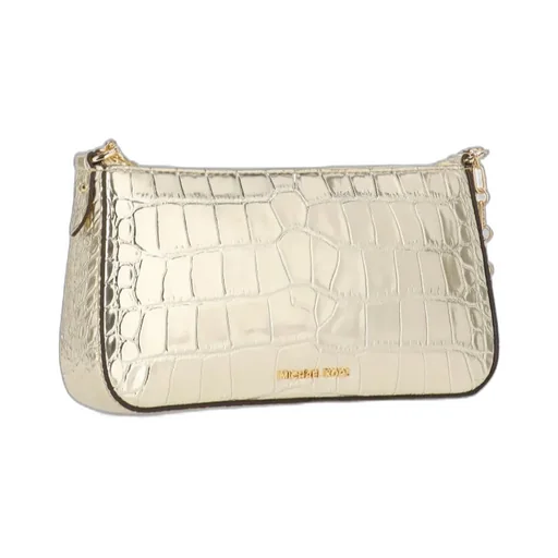 Michael Kors Empire Medium Metallic Embossed Chain-Link Pochette