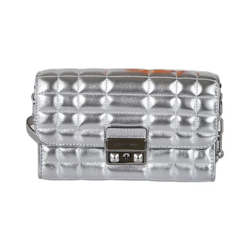Michael Kors Tribeca Large Metallic Crossbody Bag