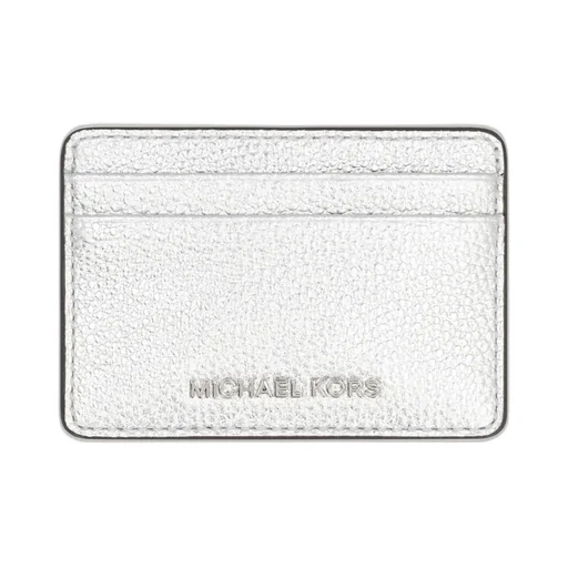 Michael Kors Jet Set Small Metallic Leather Card Case