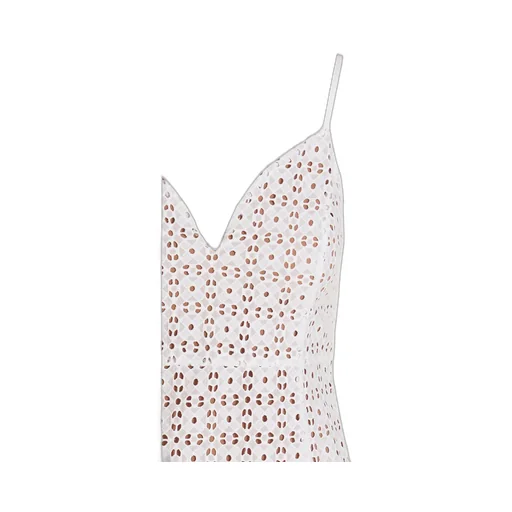 Michael Kors Sangallo Eyelet Flared Mini Dress