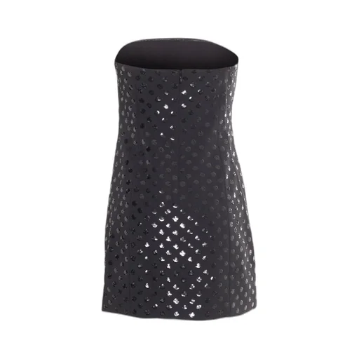Michael Kors Sequined Dot Stretch Crepe Dress