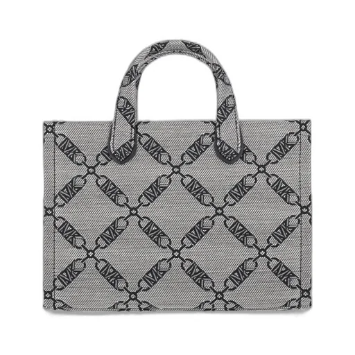 Michael Kors Gigi Small Empire Logo Jacquard Messenger Bag
