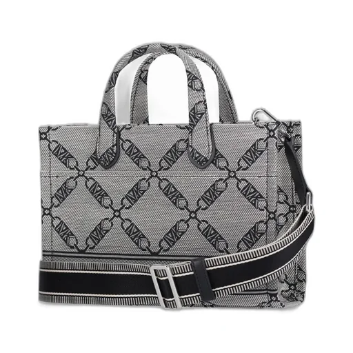 Michael Kors Gigi Small Empire Logo Jacquard Messenger Bag