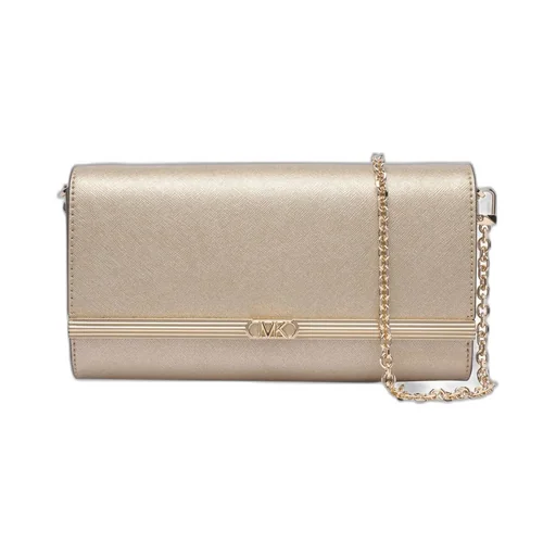 Michael Michael Kors Mona Large Metallic Clutch Bag
