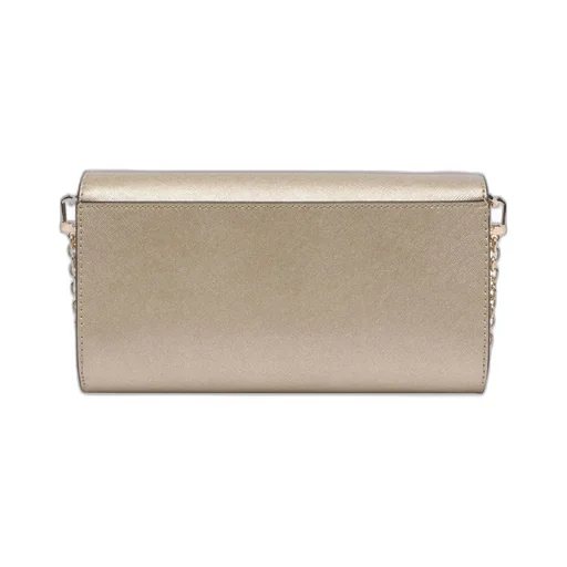 Michael Michael Kors Mona Large Metallic Clutch Bag