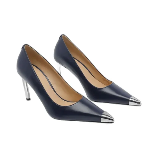 Michael Michael Kors Logo Plaque Pointed Toe Pumps