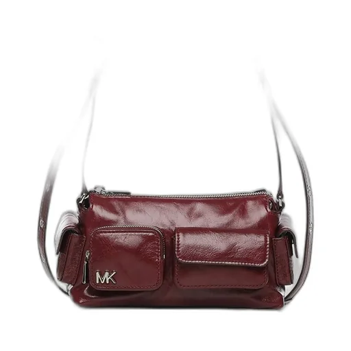 Michael Michael Kors Logo Plaque Zip-Up Shoulder Bag
