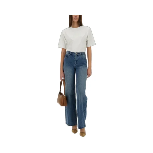 Michael Michael Kors Straight Hem Wide Leg Jeans