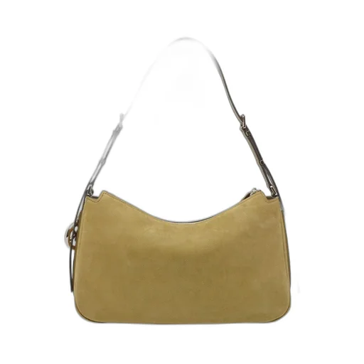 Michael Kors Logo Charm Curved Shoulder Bag