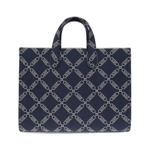 Michael Michael Kors Gigi Logo Jacquard Large Tote Bag